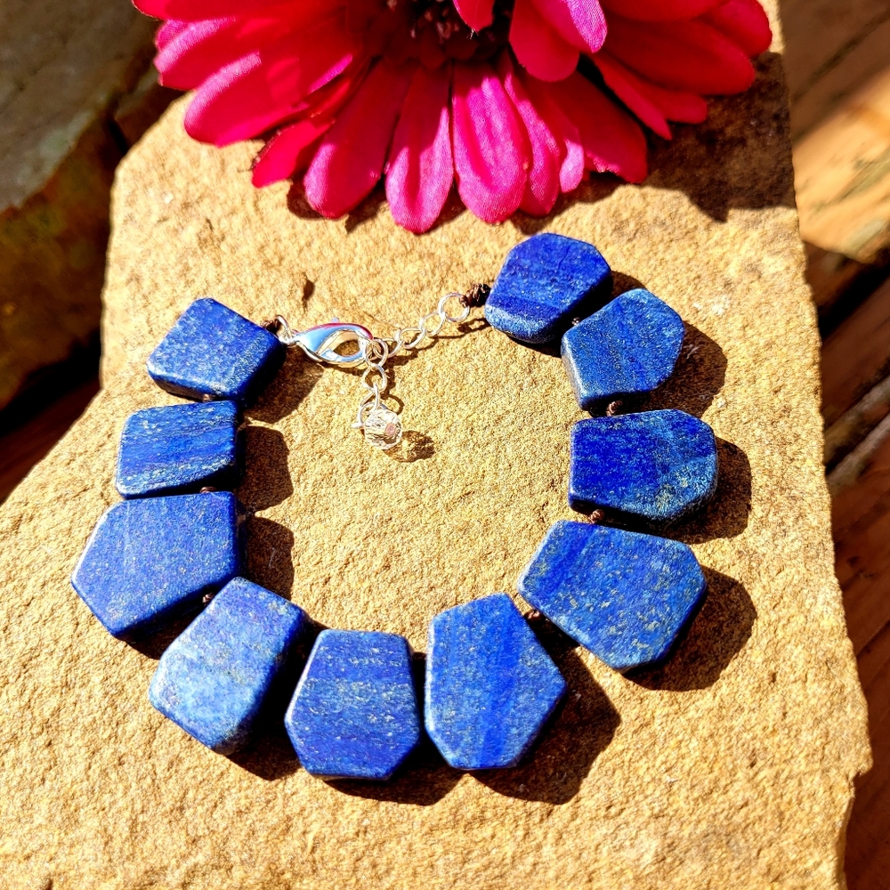 SOLD NWT BLUE LAPIS STERLING SILVER STATEMENT B… - Picture 13 of 15